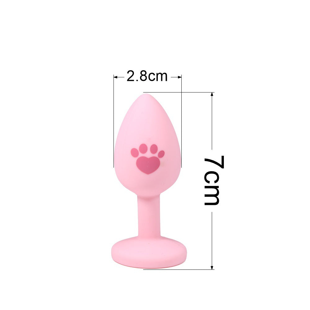 Silicone Anal Plug with Bell