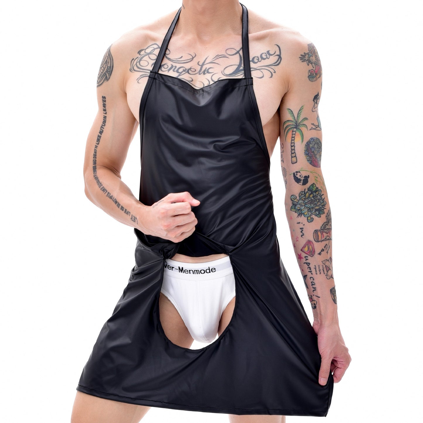 Sexy Faux Leather Apron