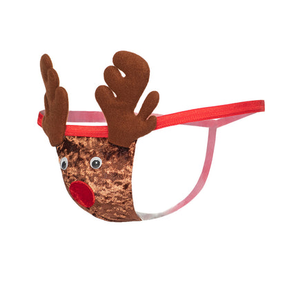 TIPSY-G Halloween Christmas Men's Underwear Cute Reindeer Underwear