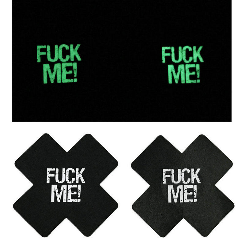 Multi-Color Fuck Me Nipple Covers